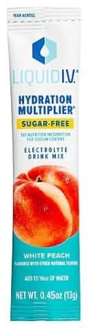Liquid I.V. Sugar-Free Hydration Multiplier Packet White Peach .56oz