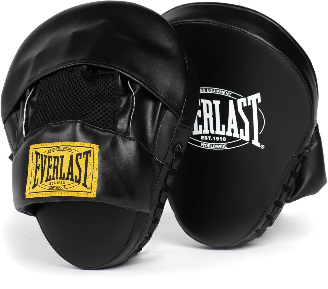 Everlast 1910 Focus Mitts (Black, One Size)
