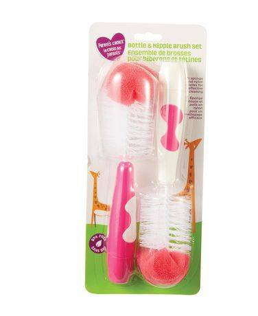 Parent's Choice Bottle and Nipple Brush Set (pack of 2)