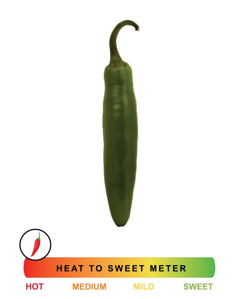 Fresh Green Serrano Peppers