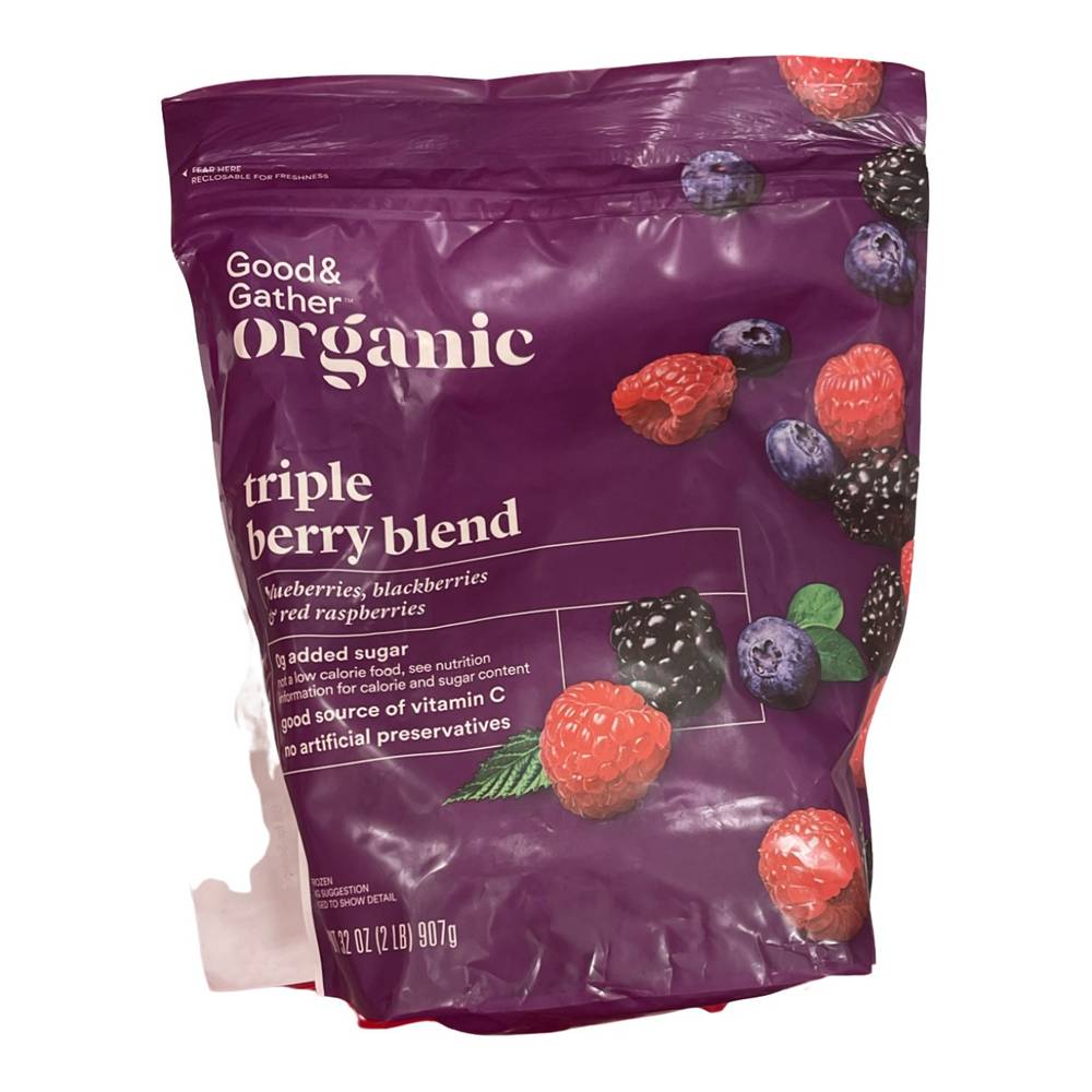 Good & Gather Organic Frozen Triple Berry Blend (2 lbs)