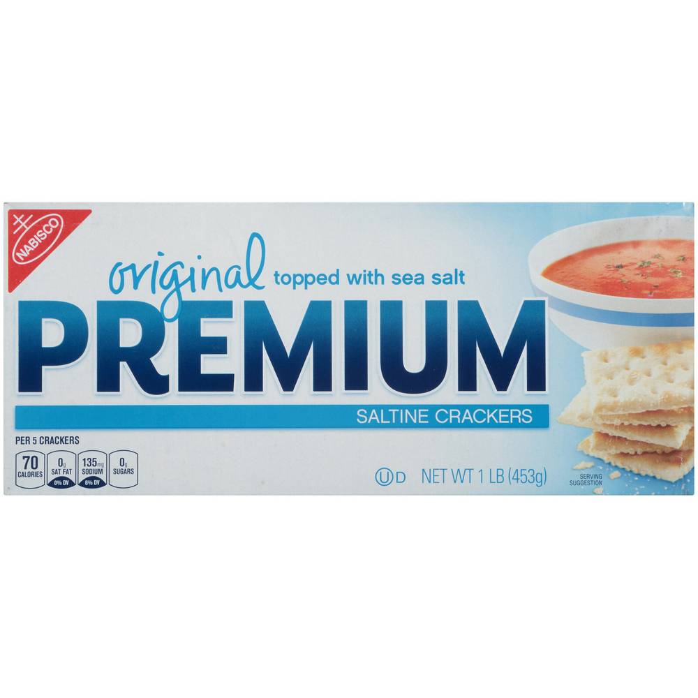 Premium Fresh Stacks Original Saltine Crackers, 13.6 Oz (8 Stacks)