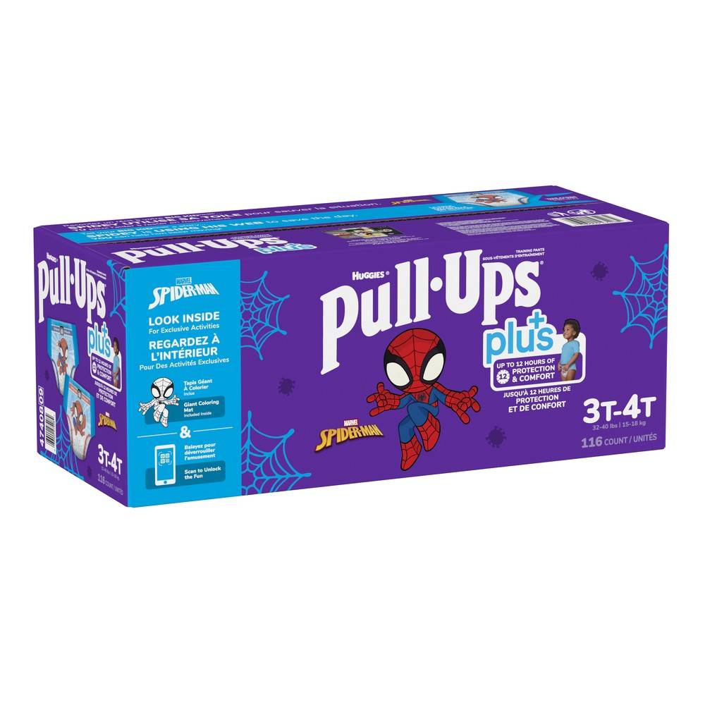 Huggies Pull-Ups Plus Boys & Girls 3t-4t