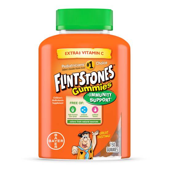 Flintstones Gummies Kids Vitamins with Immunity Support*, Kids and Toddler Multivitamin, 150 CT
