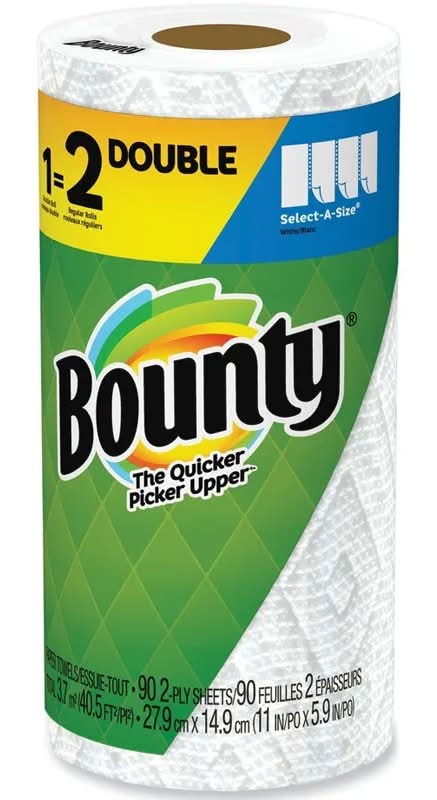 Bounty Paper Towels Double Roll
