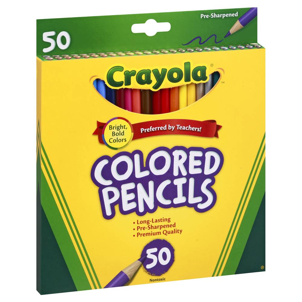 Crayola Pre Sharpened Colored Pencils (9.6 oz)