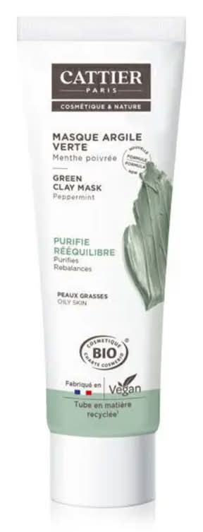 Masque argile verte 100ml - CATTIER