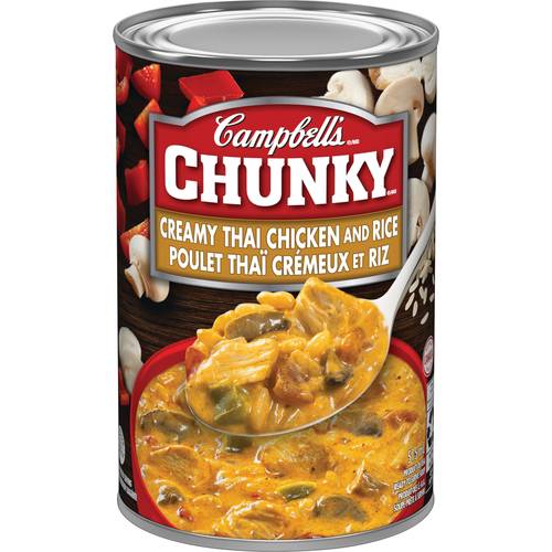 Campbell's Chunky Soup Creamy Thai Chicken & Rice 515 ml