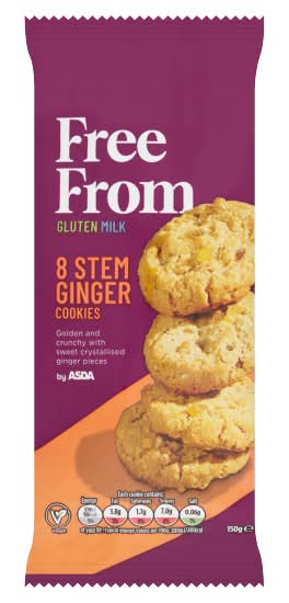 ASDA Free From Stem Ginger Cookies (8 pack)