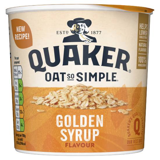 Quaker Oat So Simple Golden Syrup Porridge Pot (57g)