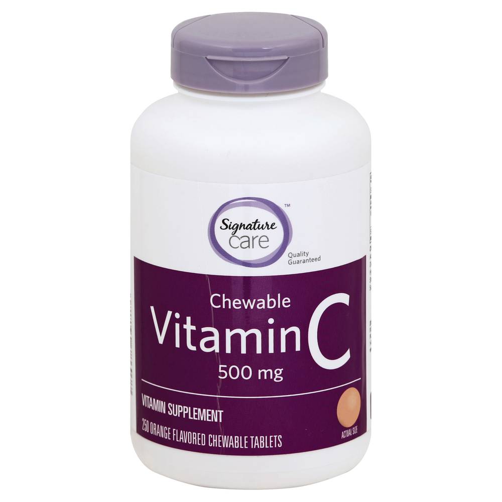 Signature Care Vitamin C 500mg Chewable (11.1 oz)