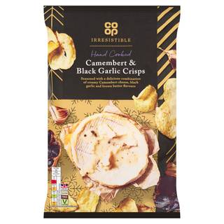 Co-op Camembert-Black Garlic, Irresistible Crisps (150g)