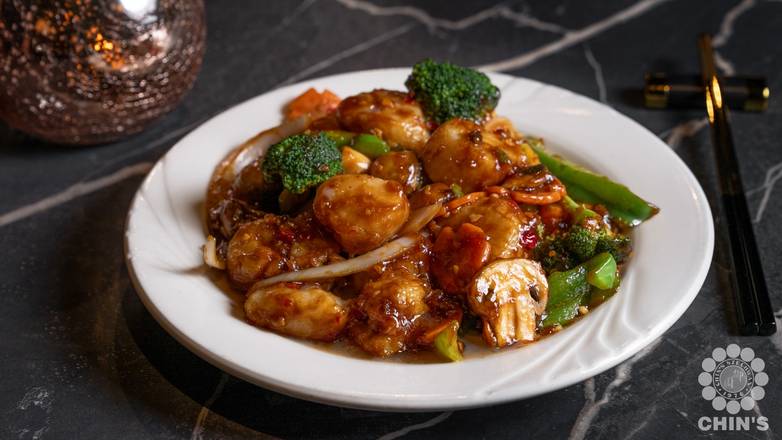 Szechwan Garlic Scallops