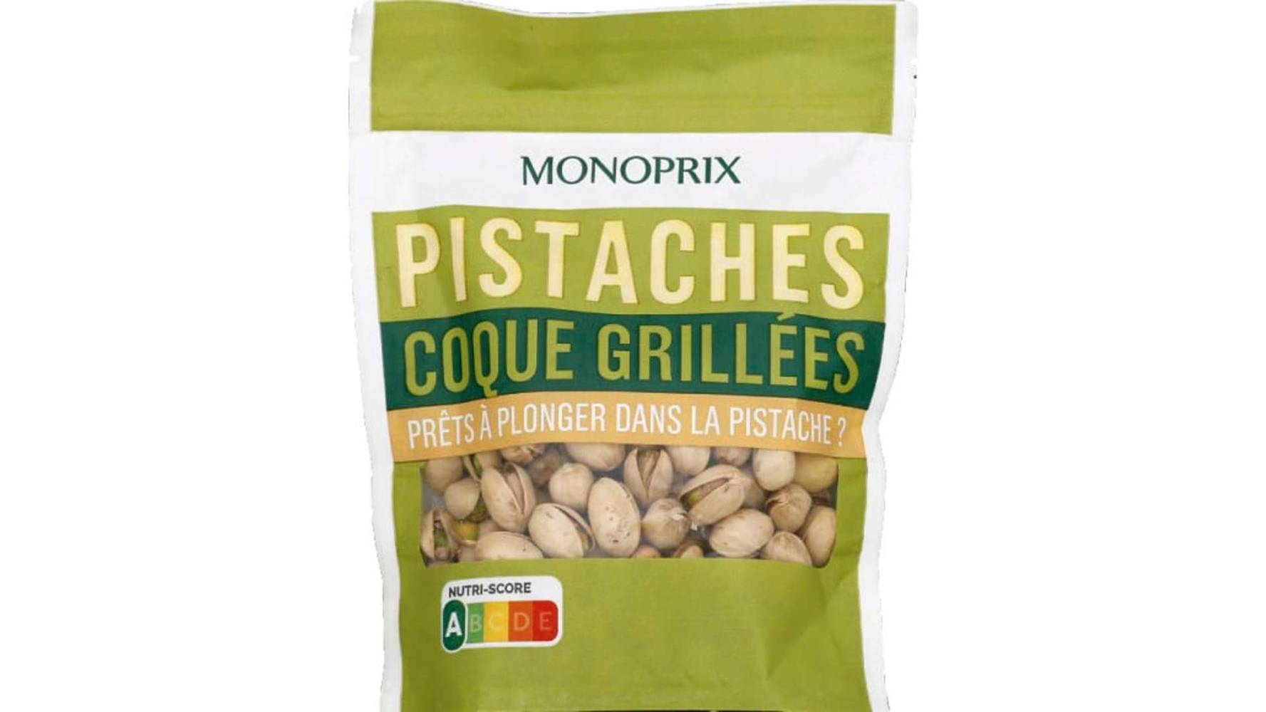 Monoprix - Pistaches coque grillées