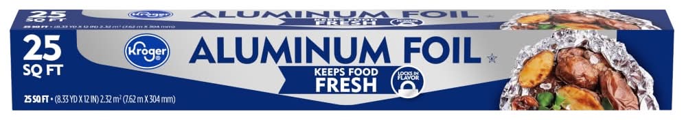 Kroger Aluminum Foil, 25 sq ft