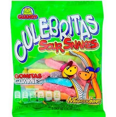 Gomitas Guandy Culebritas Ácidas 100 g