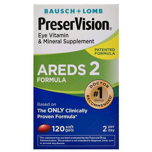 PreserVision AREDS 2 Formula Eye Vitamin & Mineral Supplement Softgels - 120.0 ea
