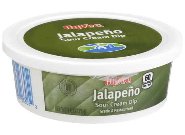 Hy-Vee Sour Cream Dip, Jalapeño (8 oz)