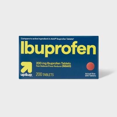 up&up Ibuprofen Nsaid 200mg Pain Reliever & Fever Reducer Tablets (200 ct)