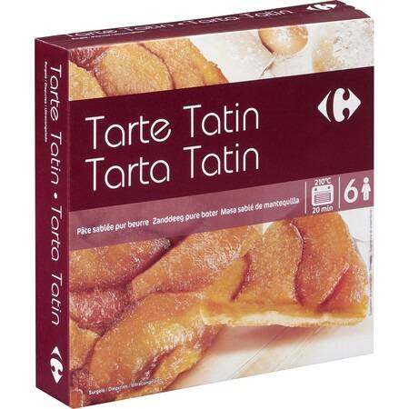 Tarte Tatin CARREFOUR - la boite de 600g
