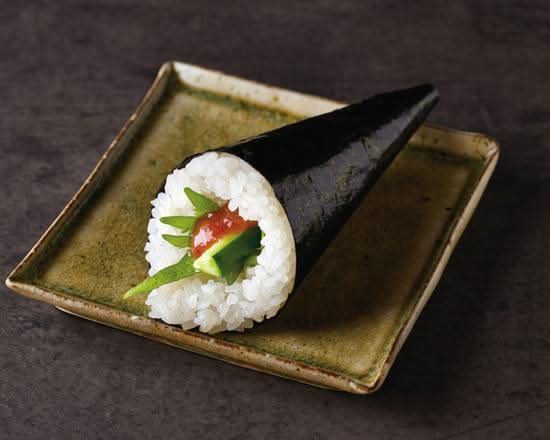 梅しそキュウリ手巻 【 V2895 】Plum Shiso Leaves & Cucumber Hand Roll