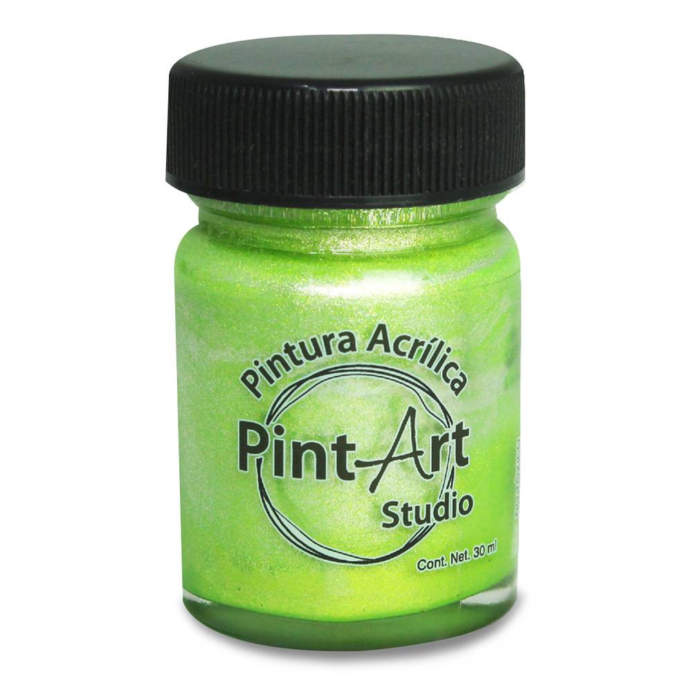 Pintart pintura acrílca metálica lima (bote 30 ml)
