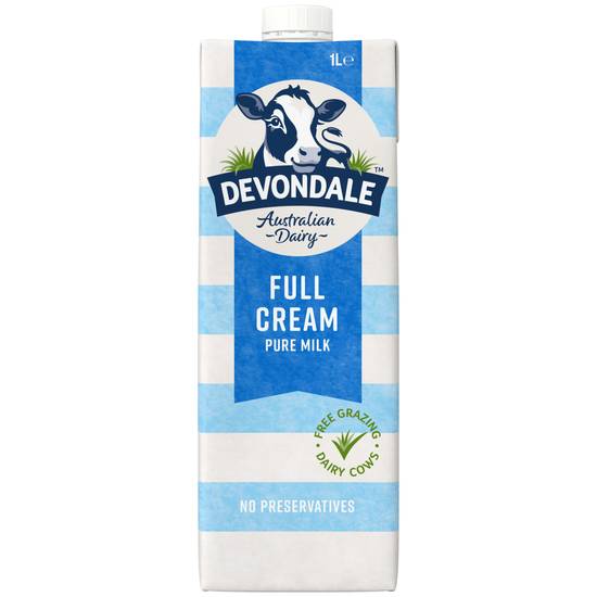 Devondale Full Cream Pure Diary Milk (1 L)