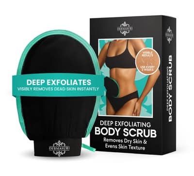 Dermasuri Exfoliating Body Scrub Glove Scrubber