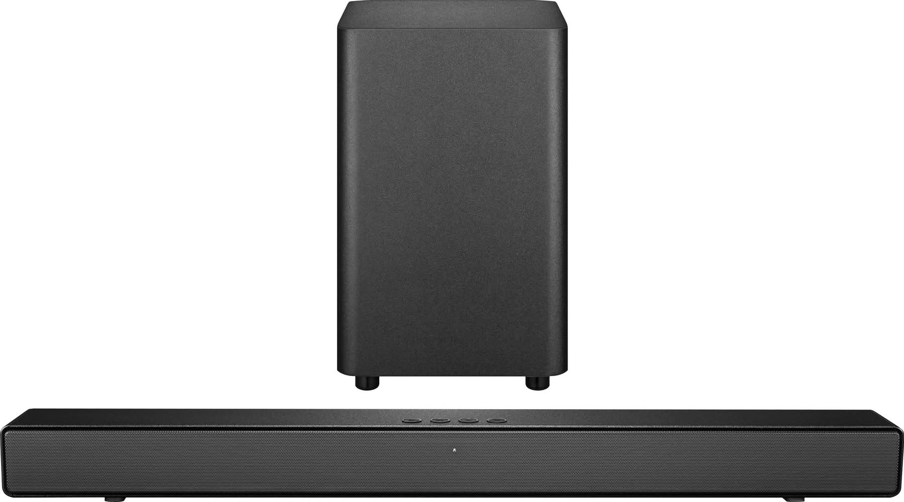 Insignia™ - 2.1 Channel Soundbar with Wireless Subwoofer, DTS Virtual:X, Bluetooth, and Dialogue Enhancement - Black