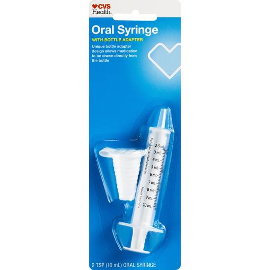 CVS Health Oral Syringe 2 Tsp/10 mL