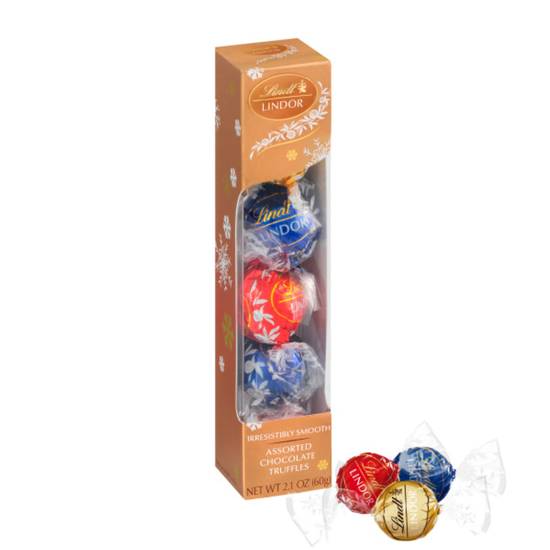 Order Lindt LINDOR Holiday Assorted Chocolate Candy Truffles Favor Gift, 2.1 oz. food online from Cvs store, LODI on bringmethat.com