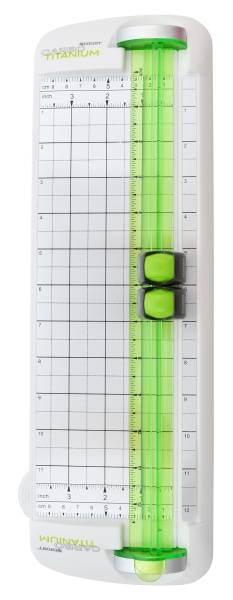 Westcott 12 In Green Carbo Titanium Personal Paper Trimmer