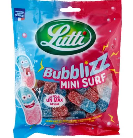 Lutti - Bonbon bubblizz mini surf (180g)
