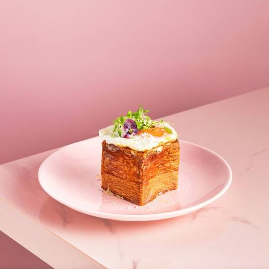 Croque Madame Cube