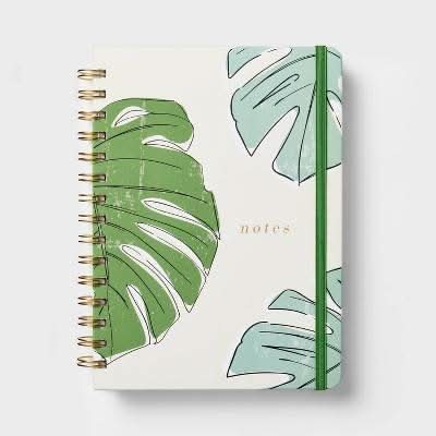 Threshold Narrow Ruled Journal Twin Wire Printed Palm Leaves