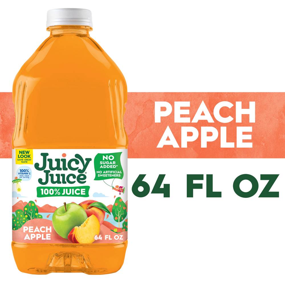 Juicy Juice 100% Peach Apple Juice (64 fl oz)