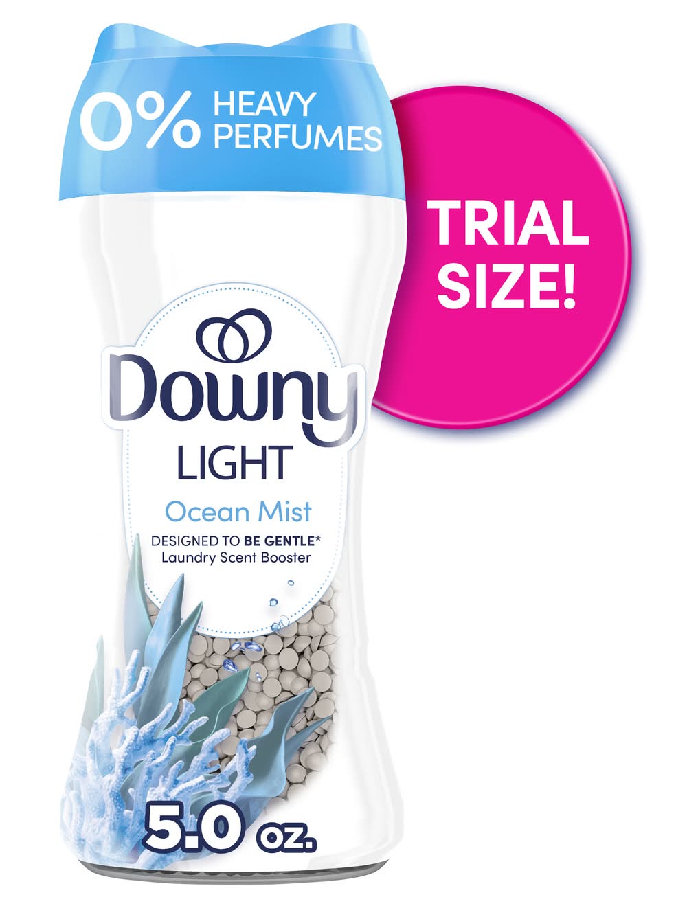 Downy Light Laundry Scent Booster Beads, Ocean Mist (5 oz)