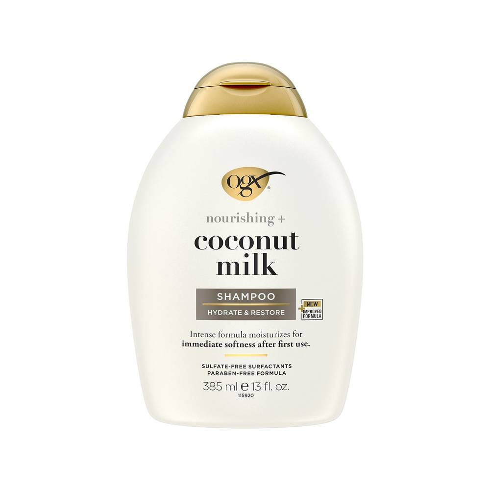 OGX Nourishing Coconut Milk Shampoo, 13 OZ