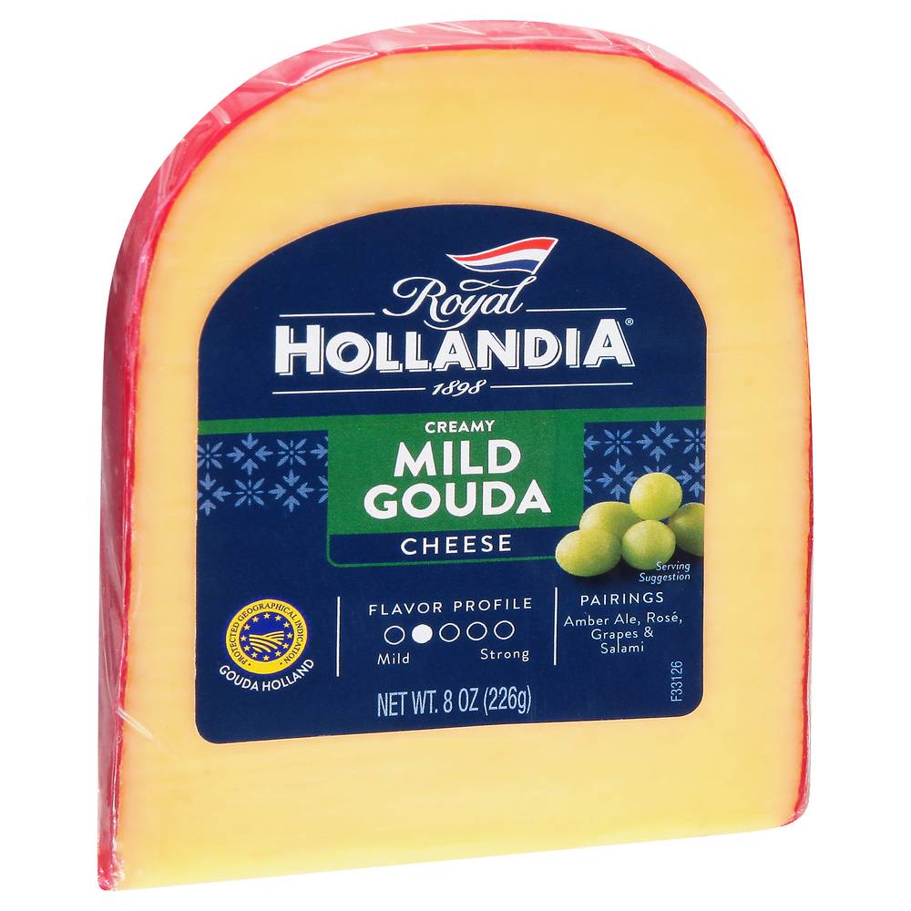 Royal Hollandia Creamy Mild Gouda Cheese (8 oz)