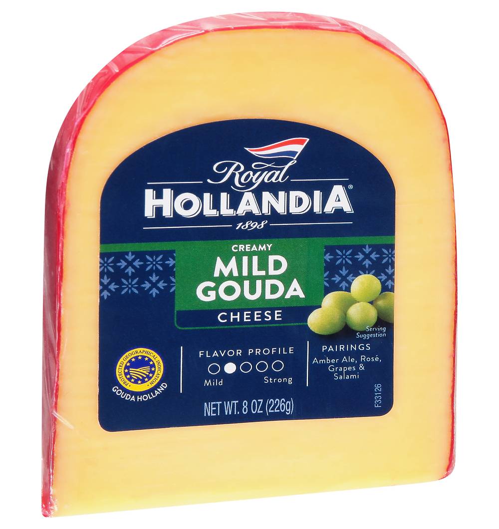 Royal Hollandia Creamy Mild Gouda Cheese (8 oz)