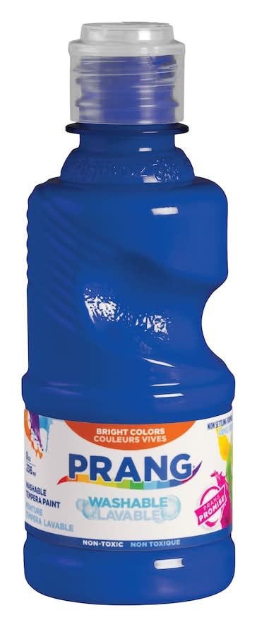 Prang Washable Tempera Paint, Blue (8 oz)