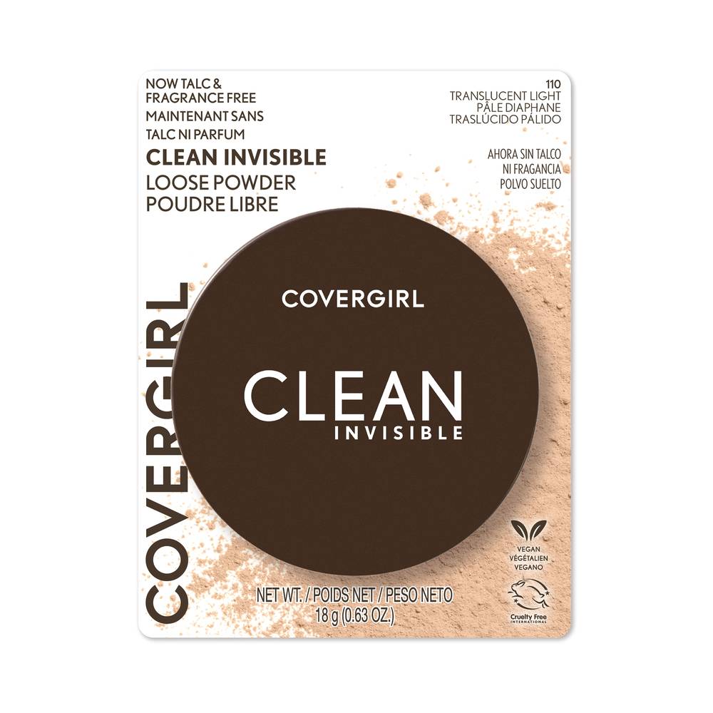 Covergirl Clean Invisible Loose Powder, Translucent Light, 0.63 Oz