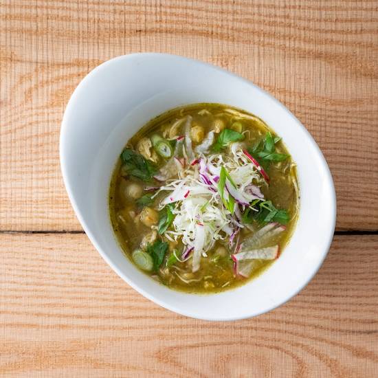 green pozole - cup