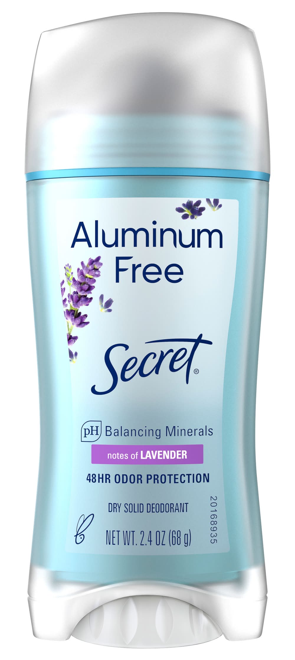 Secret Aluminum Free Deodorant For Women, Real Lavender (2.4 oz)
