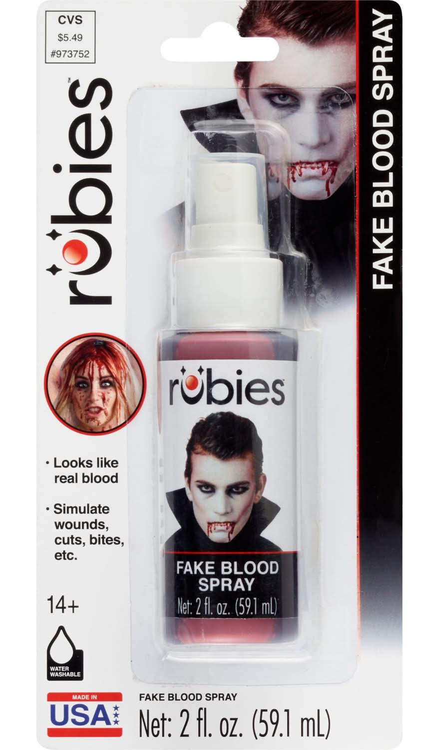 Rubies 14+ Years Fake Blood Spray (2 fl oz)