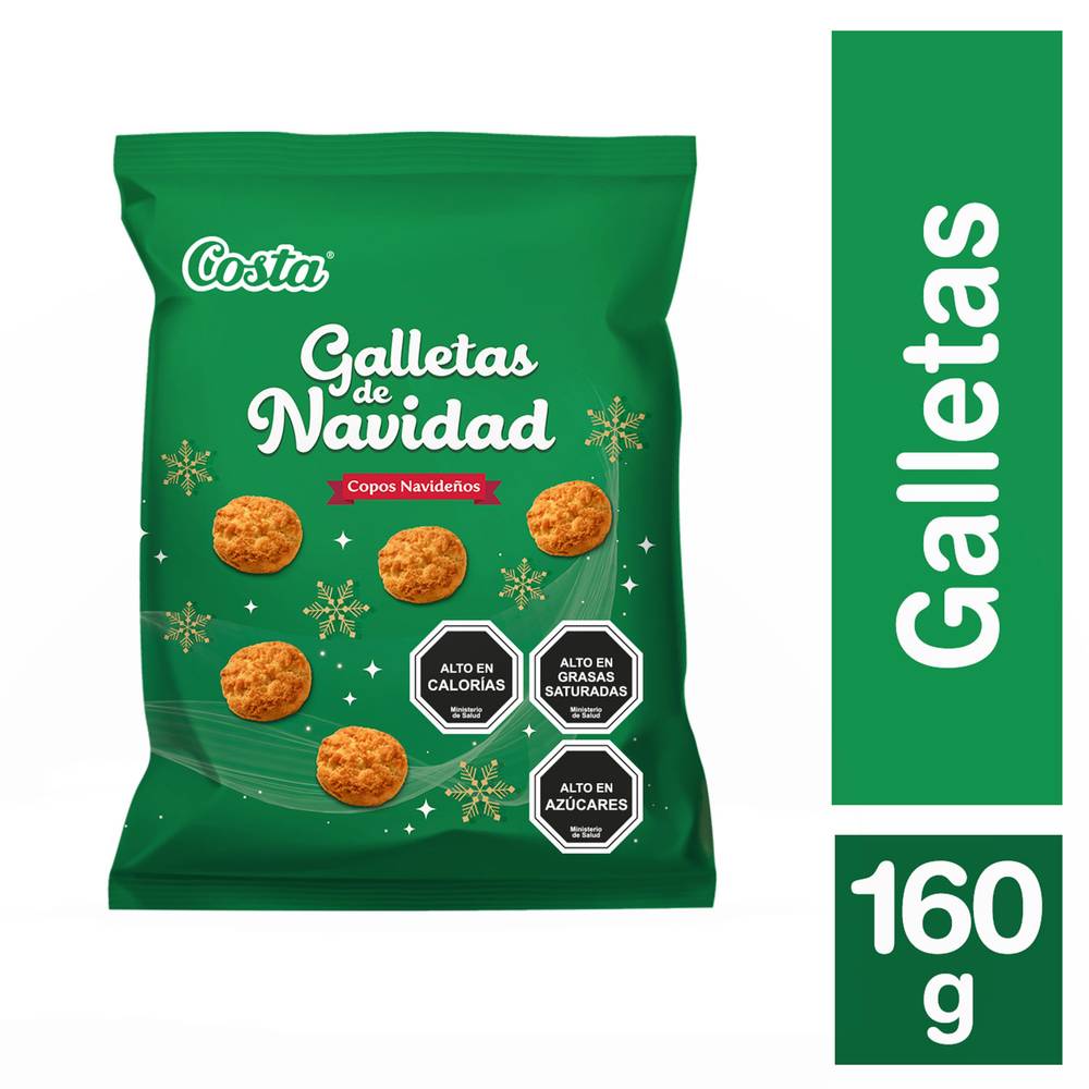 GALLETA COPOS NAVIDENAS 160 GR