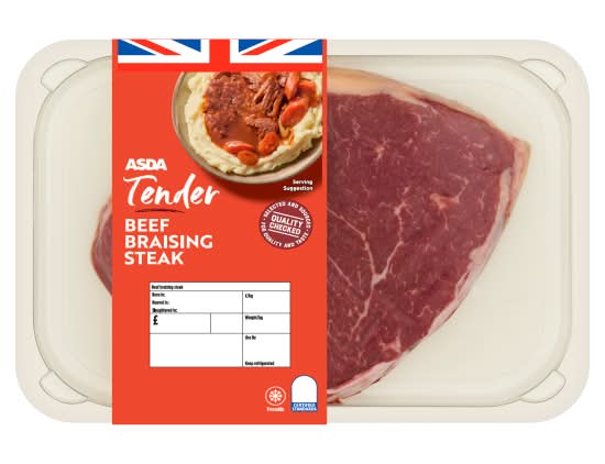 ASDA Tender Beef Braising Steak