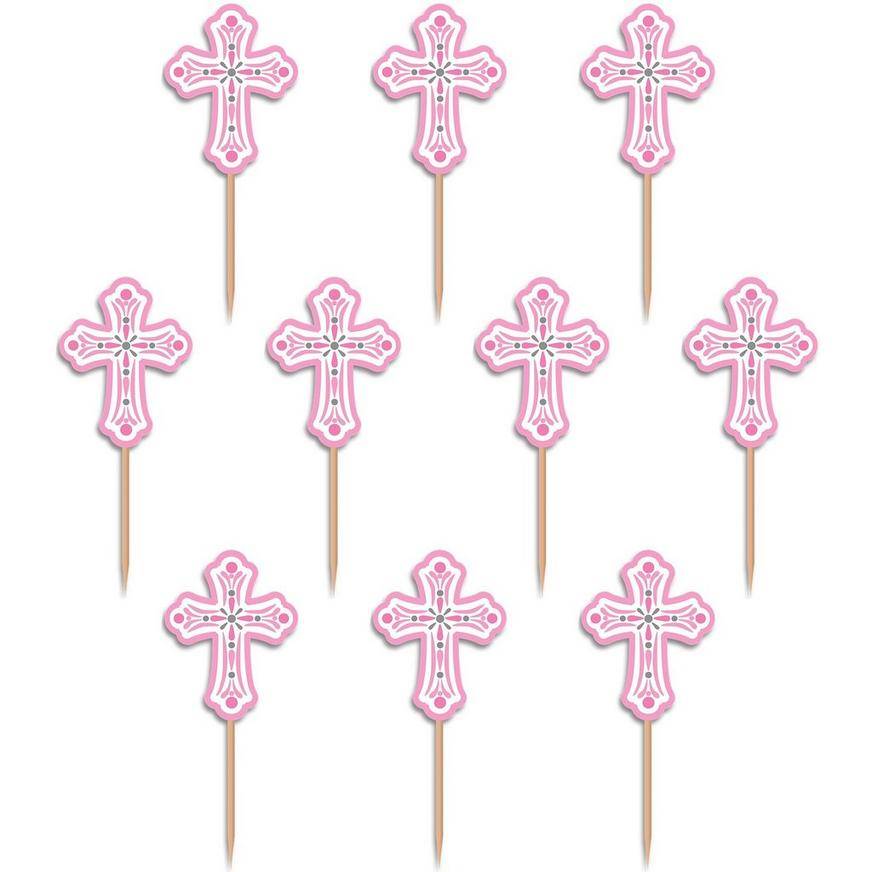 Pink Communion Party Picks 36ct