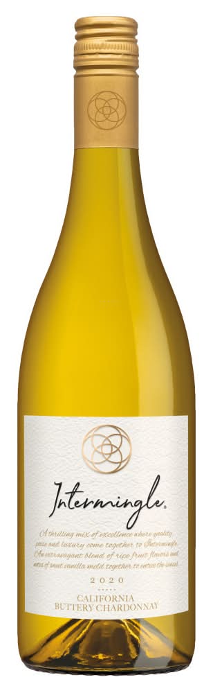 Intermingle California Buttery Chardonnay Wine (750 ml)