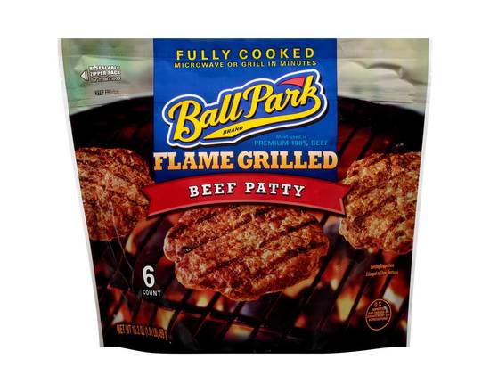Ball Park · Flame Grilled Beef Patty (6 patties)